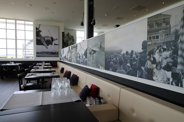 Allvisual akoestische afbeeldingen in stijl van het restaurant